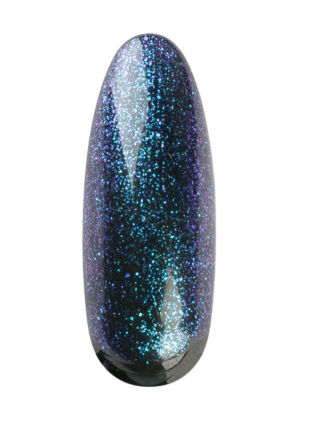 Топ для ногтей синими блестками Blue Sequins Sofiprofi Top Coat, 10 мл